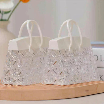 Creative Night Light Acrylic Crystal Handbag With Hand Gift for Children's Gift Bedside Atmosphere Deco  Led Small Table Lamps